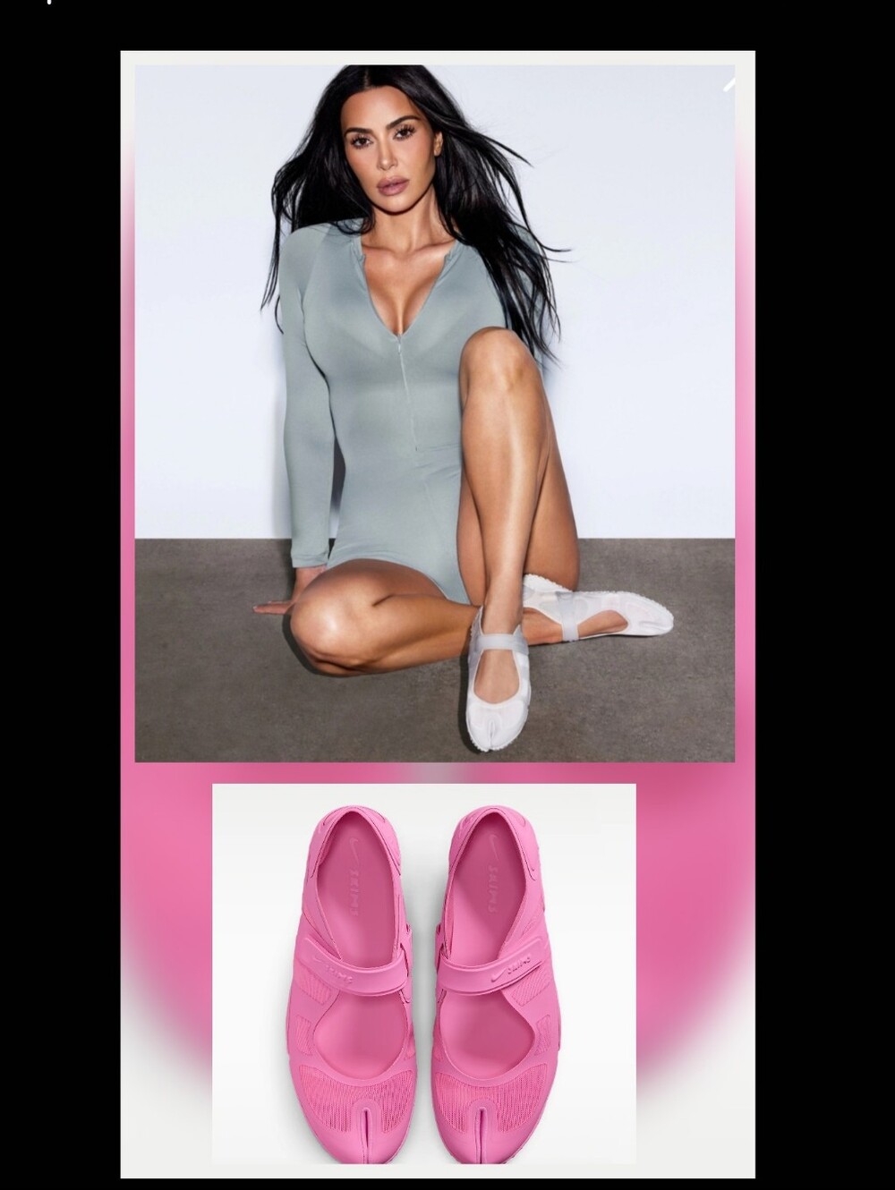 Nike Skims Pink Summer Mesh Comfy Sneakers Walking Shoes